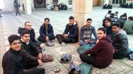 اجرای سرود انقلاب با دعوت دبیرخانه کانون های فرهنگی هنری مساجد همدان